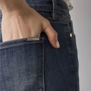 White House Black Market Dark Blue Flare Jeans